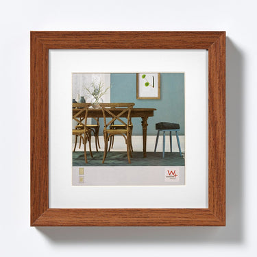 Walther fiorito - mdf houten lijst - fotoformaat 30x30 cm - donkere eik