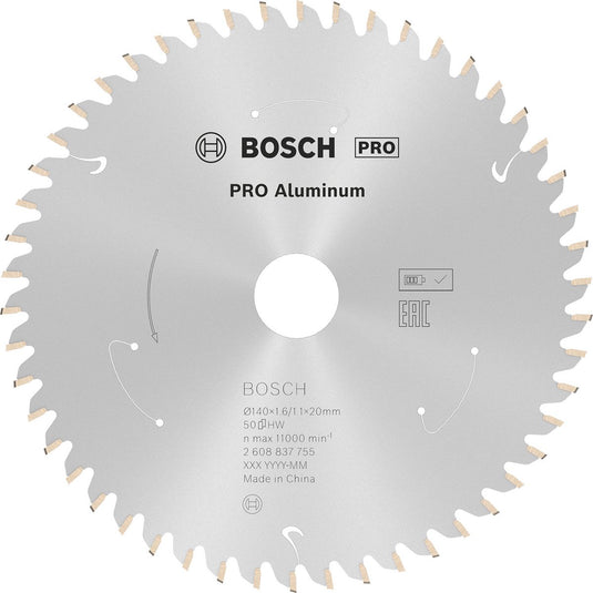Bosch pro aluminium accuzaagblad voor cirkelzagen 140 x 1,6 x 20 ...