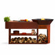 Barbecook nestor island - cortenstaal - 190x55x100cm