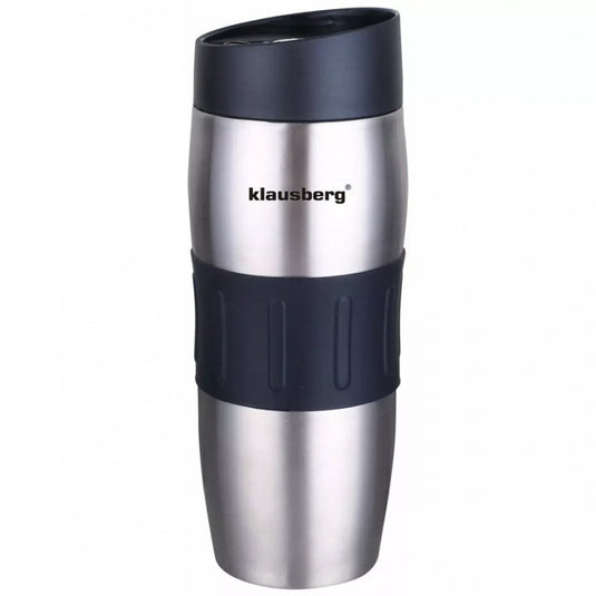 Klausberg thermische beker 380ml kb-7542 - roestvrijstalen isolatiemok - warmhoudbeker voor dranken - 6 uur warm - dubbelwandig