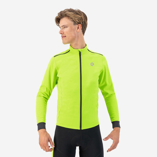 Rogelli core fietsjack winter - heren - fluorgeel - xl