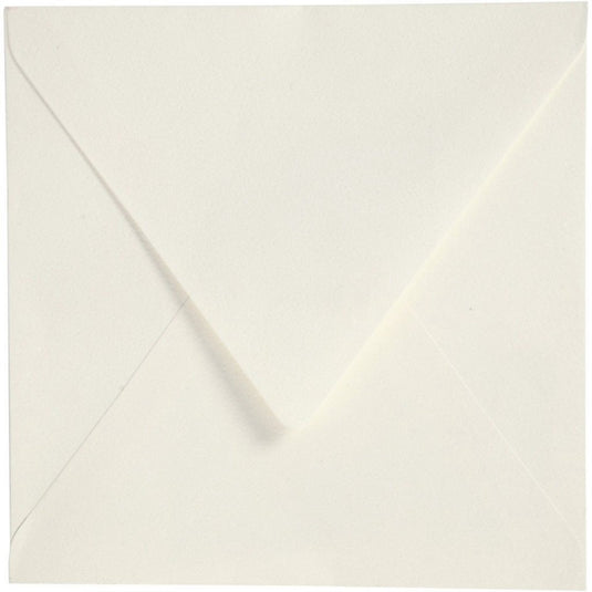 Creativ company enveloppen 16x16 cm off-white 50 stuks