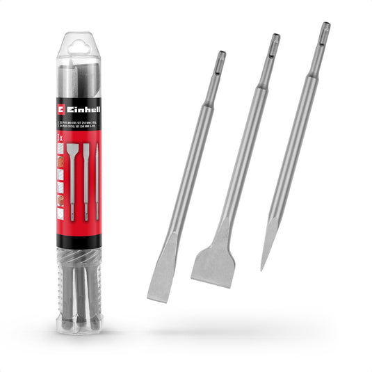 Einhell beitelset - 3-delig - 250 mm - sds-plus