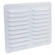 Star x starx schoepenrooster 2 rijen - 25 x 20 cm - wit
