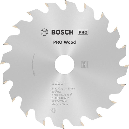 Bosch cirkzb opt 130x20 16x2,4 20t wz