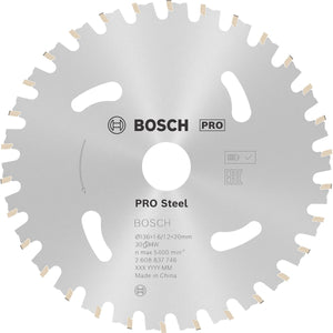 Bosch pro steel accuzaagblad voor cirkelzagen 136 x 1,6 x 20 mm -...