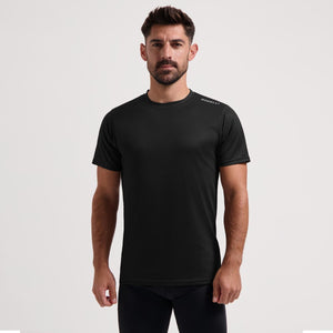 Rogelli promo heren hardloopshirt - korte mouw - zwart