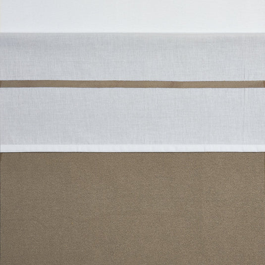Meyco baby bies wieglaken - taupe - 75x100cm - 0.3 tog