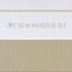Meyco baby love you to the moon back wieglaken - sand - 75x100cm - 0.3 tog