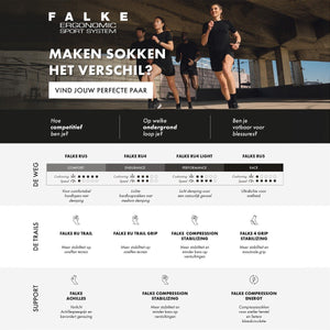 Falke ru4 cool short anti-blaar functioneel materiaal hardloopsokken dames rood - maat 35-36