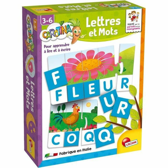 Lisciani carotina plus letters et mots