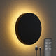 Calex rosarno wandlamp 25cm - oplaadbaar en dimbaar - binnen en buiten gebruik - zwart