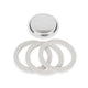 Bialetti - set filterplaatje + 3 ringen voor moka express 9 kops
