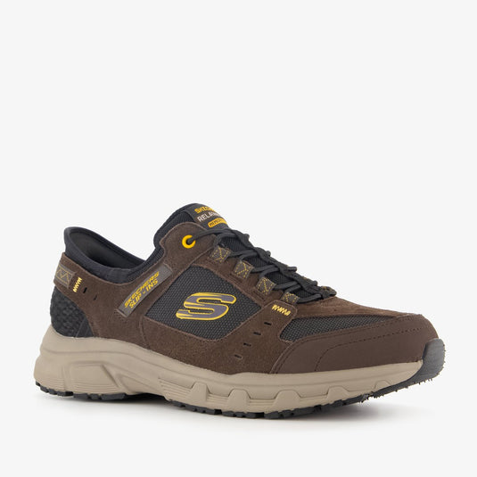 Skechers oak canyon - consistent winne heren wandelschoenen - bruin zwart