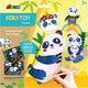 Avenir scratch en knutsel - panda's - met pijpenragers - creatief spelen - 3 jaar