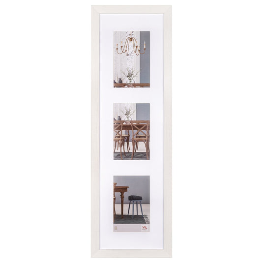 Walther fiorito - mdf houten lijst - fotoformaat 3x10x15 cm - wit