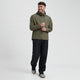 Rogelli commuter essential dames en heren regenpak - zwart groen