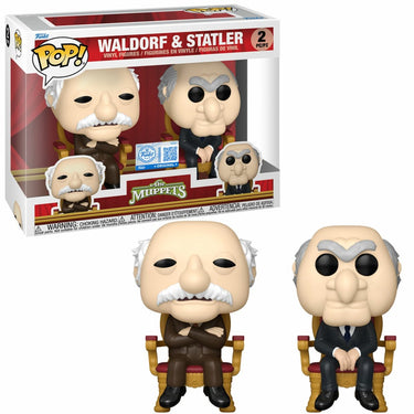 Funko the muppets waldorf statler vinylfiguren (set van 2) unisex pop! - neutraal - standard