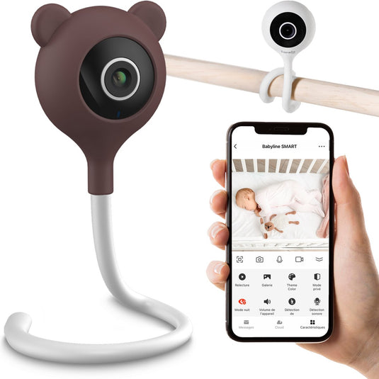 Lionelo babylline smart – intelligente babyfoon – overal installeren – bewegings- en geluidsdetectie – app-bediening – nachtzicht – tweerichtingscommunicatie – temperatuursensor