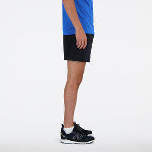 New balance sport essential short 5 heren sportbroek - black