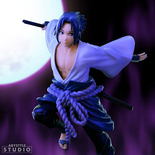 Aby style naruto shippuden statue 1 10 sasuke 17 cm