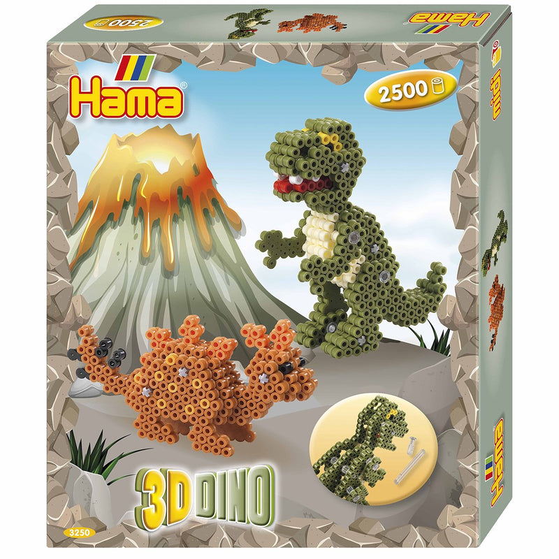 Chargez l'image dans la visionneuse de la galerie, Hama strijkkralenset 3d dino – 2.500 stuks
