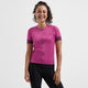 Rogelli modesta dames fietsshirt - korte mouw - lange rits - roze