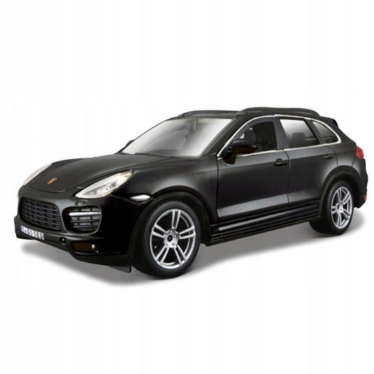 Bburago porsche cayenne turbo zwart 1:24 21056