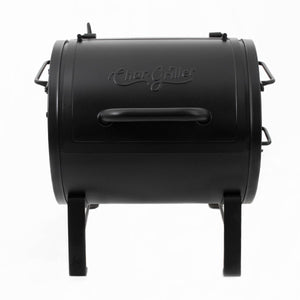 Char-griller ® 3-in-1 draagbare houtskool bbq – compacte tafelbarbecue en side fire box voor smoker – ideaal voor tuin, terras, camping, en balkon