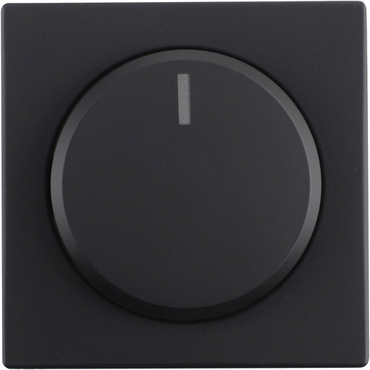 Busch-jaeger - zwarte dimmerknop - future linear - centraalplaat dimmer