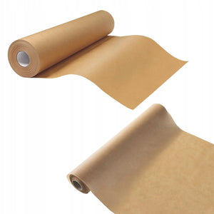 Klausberg bakpapier pergamin 50m – 38cm breed – kb-7904 – bruin – voor airfryer oven