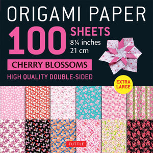 Origami paper 100 sheets cherry blossoms 8 1 4 (21 cm)