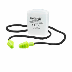 Wolfcraft - oordoppen met koord - 33db - 4962000