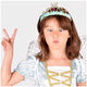 Den goda fen diadeem lichtblauw fluweel prinses 14 cm speelgoed.