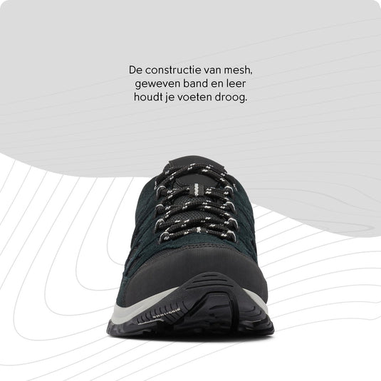 Columbia crestwood™ waterproof heren wandelschoenen - black, grey