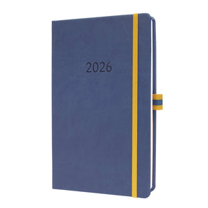Sigel weekagenda linescape 2026 - formaat a5 - blauw - hardcover - si-l2602