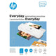 Hp 9158 everyday lamineerfolies starter set - lamineerhoezen voor warm lamineren - din a4, din a5, din a6, visitekaartjes - transparant - 80 micron - 100 stuks