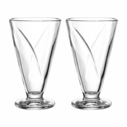 Leonardo cono schaal op voet 360ml - set 2