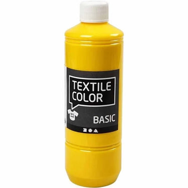 Creativ company cc textielverf primair geel 500ml