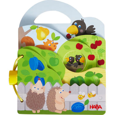 Haba houten babyboek boomgaard