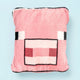 Paladone minecraft pig 2-in-1 kussen deken - officieel gelicentieerde microsoft reisdeken, opvouwbare zachte fluffy plaid, compact ontwerp voor woonkamer of slaapkamer decoratie, 120cm x 150cm -