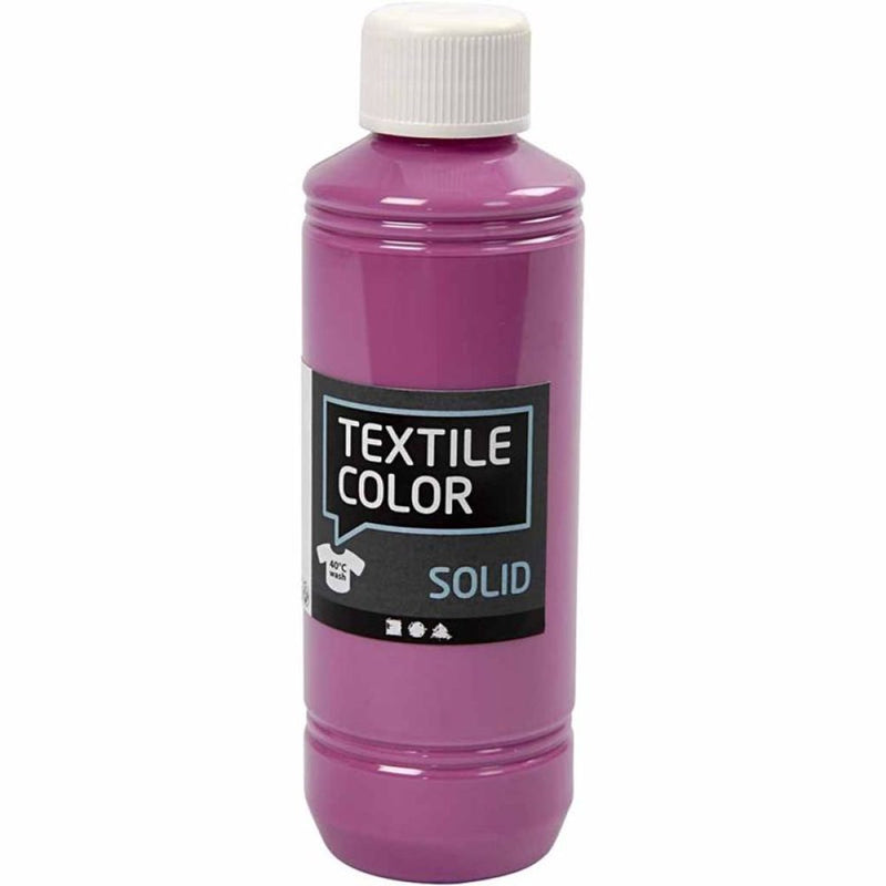 Afbeelding laden in galerijviewer, Creativ company textile color dekkende textielverf - fuchsia, 250ml
