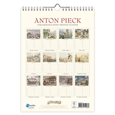 Comello anton pieck a4 het veerhuis verjaardagskalender