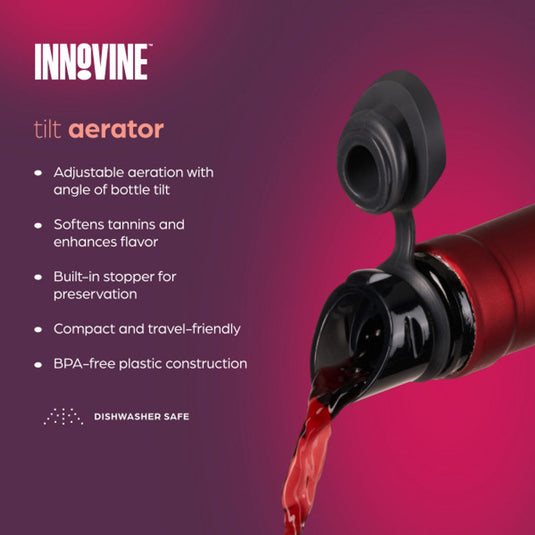 Innovine ™ wijnbeluchter - tilt aerator in graphite