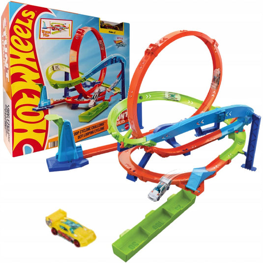Hot wheels actie cycloon loopingset - racebaan