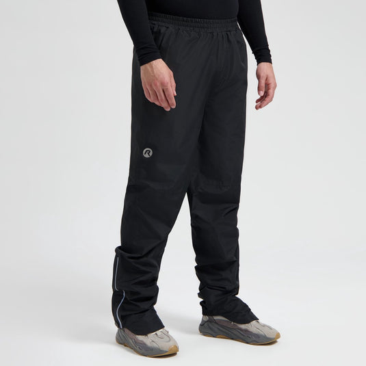 Rogelli commuter essential regenbroek - unisex - zwart - 3xl
