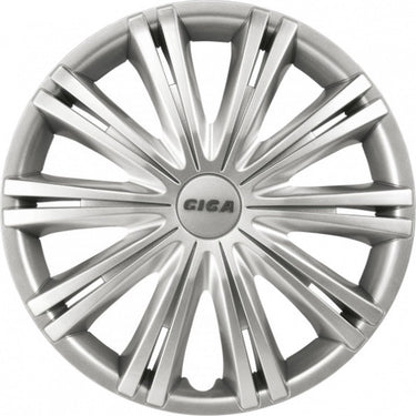 wieldoppen Giga 15 inch ABS zilver set van 4