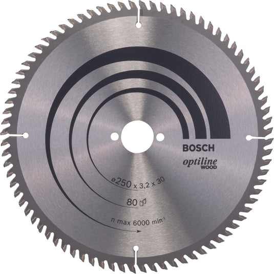 Bosch cirkzb opt t 250x30x3,2 80t vw