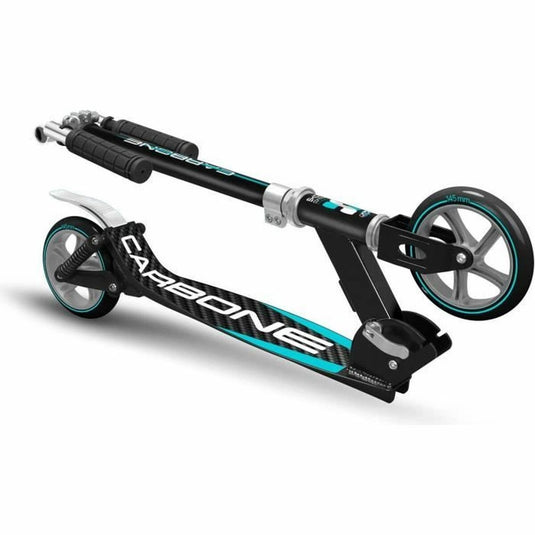Skids control foldable double suspensions adjustable scooter 145mm carbone