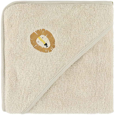 Trixie aura lion badcape – 75x75 cm – biologisch katoen – geschikt voor baby's